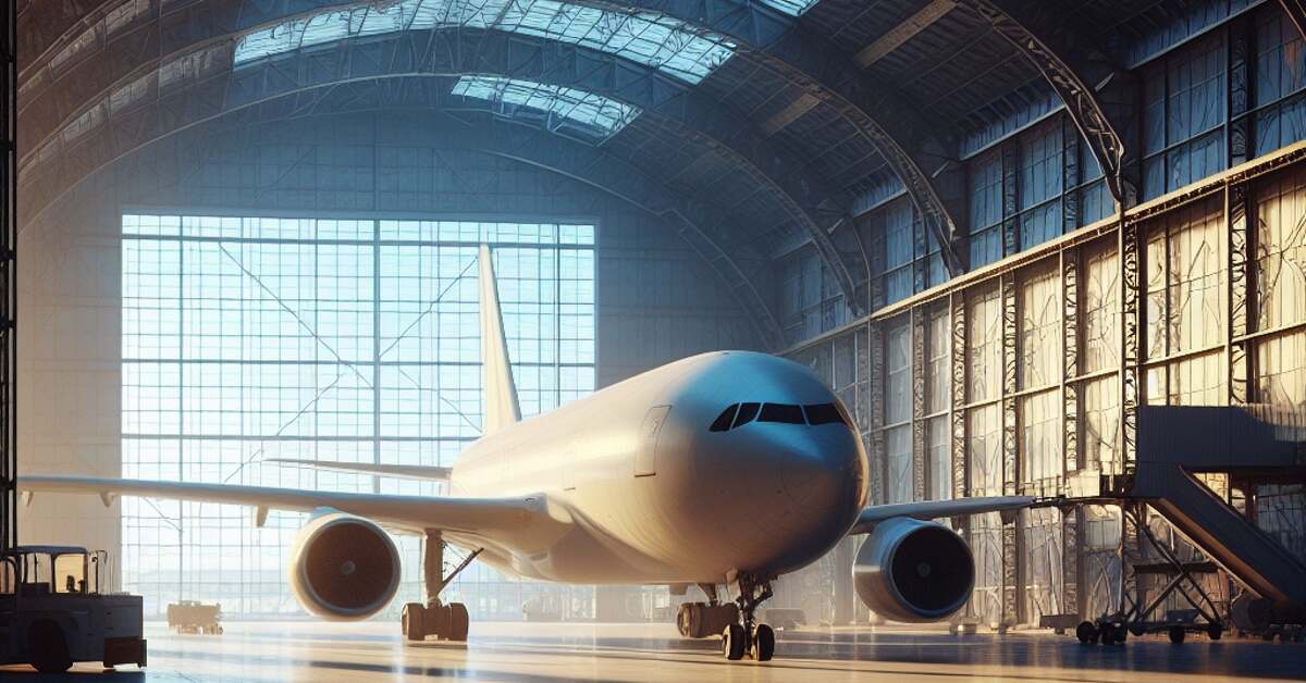 Sustainable Solutions in Airplane Hangar Design 2 airplane in hangar - airplane hangar design