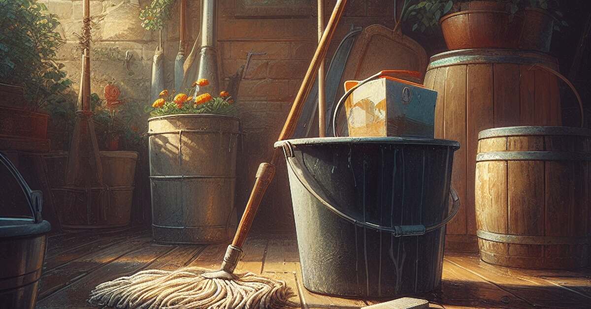 Simple Eco-Friendly Cleaning Tricks 2 mop and bucket - eco-friendly cleaning tricks