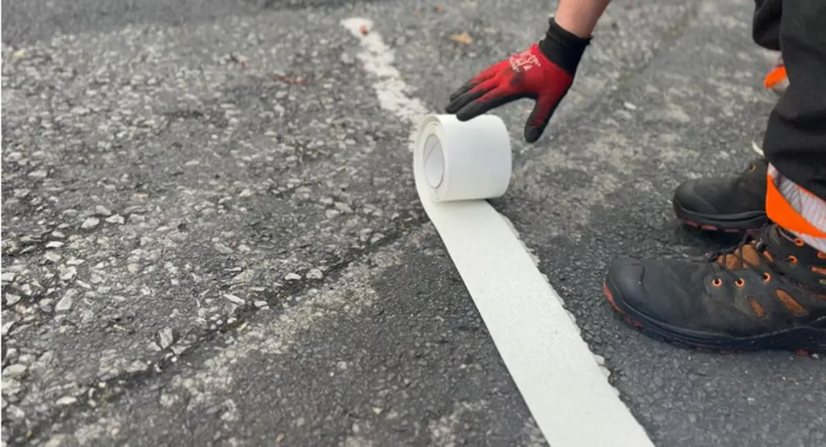 thermoplastic line markings