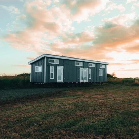 Tiny Homes for Sale in BC 5 Tiny house at sunset