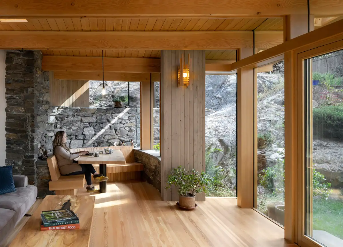 Bruce Greenway, Architect - Grotto house - workspace