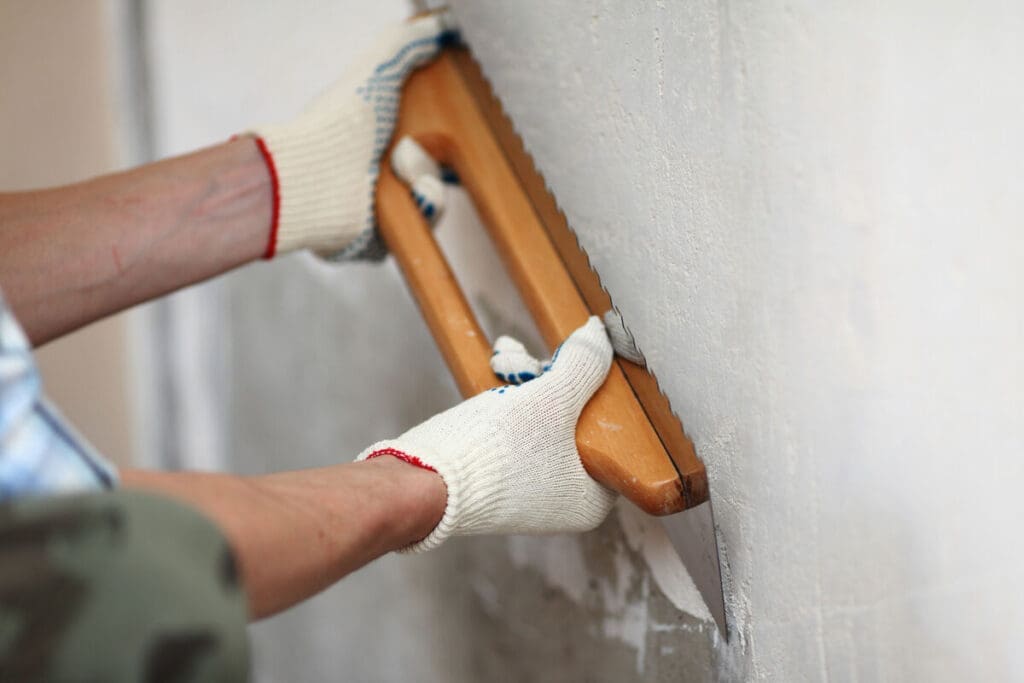 How to Repair Stucco Ceilings 6 doing stucco plaster