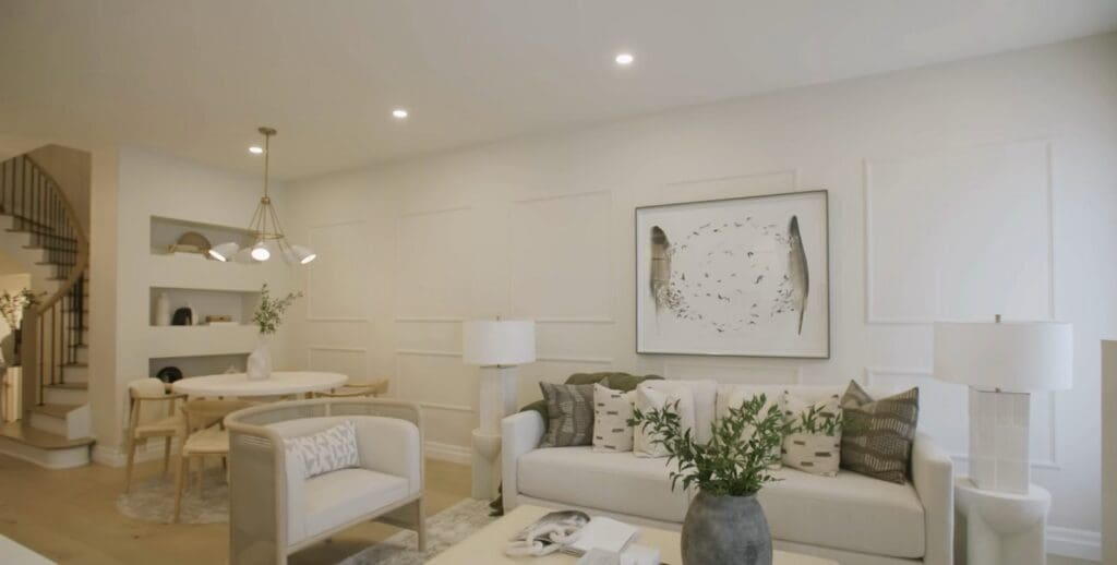 renovated living room