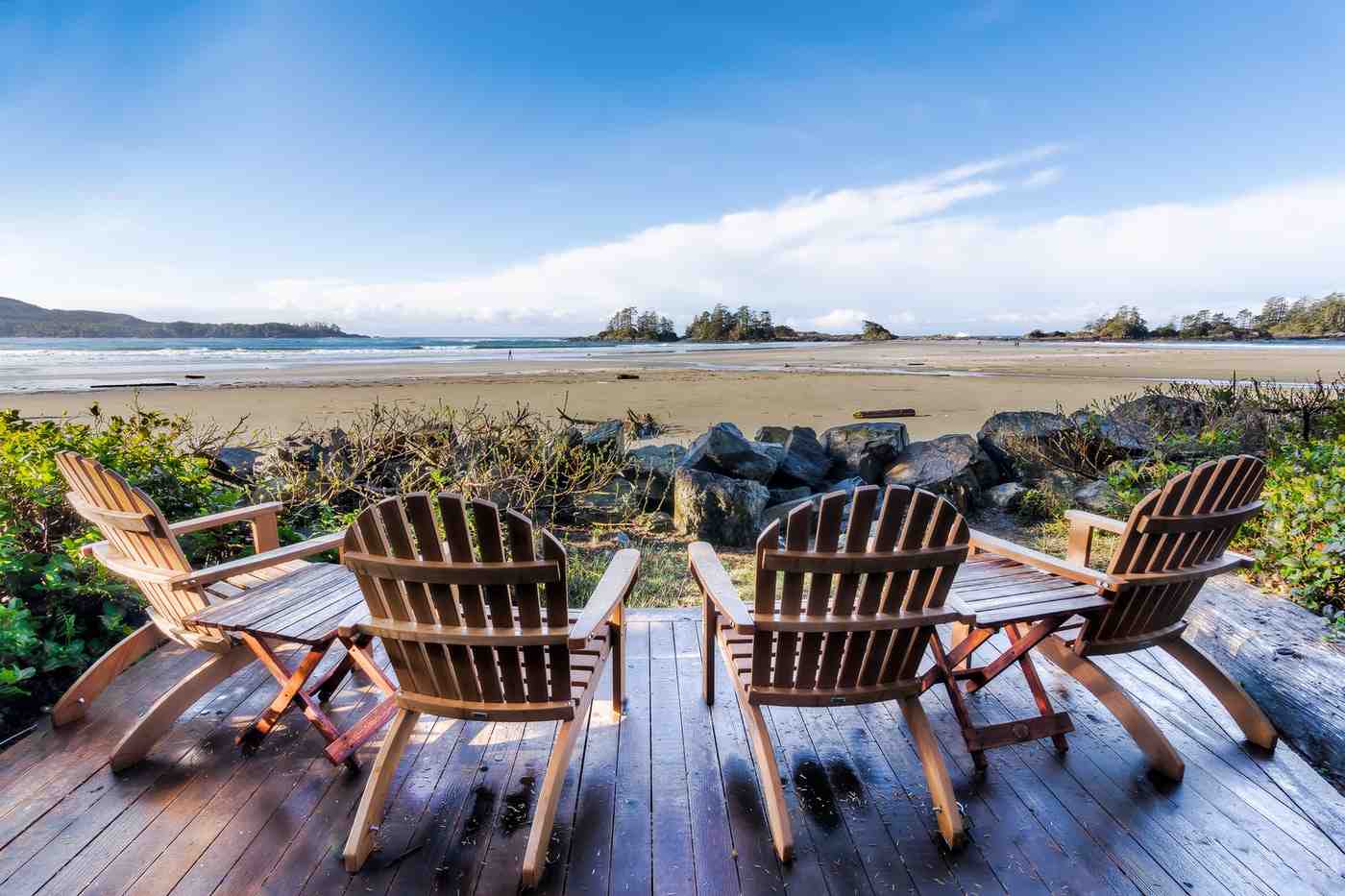 deck overlooking bay - tips for building an eco-friendly deck