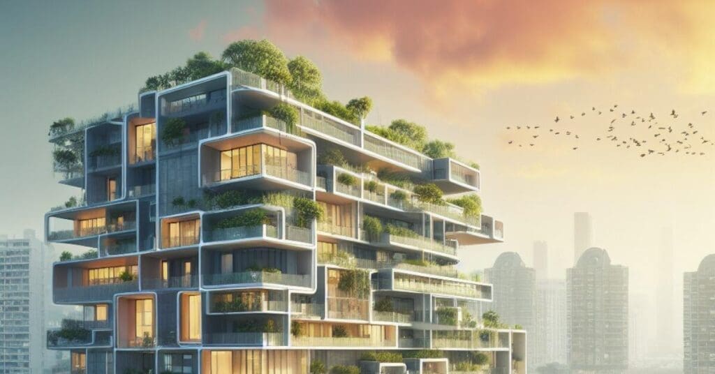 Sustainably Built Low Rise Apartment Building