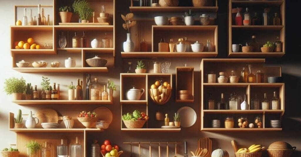 How High to Hang Floating Shelves in a Kitchen