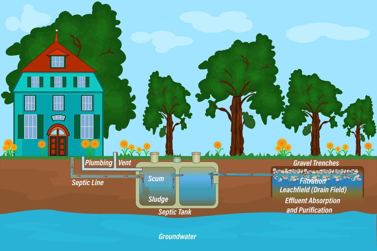 Important Things Homeowners Need to Know About Septic Tank Maintenance 2 septic tank system with leach field