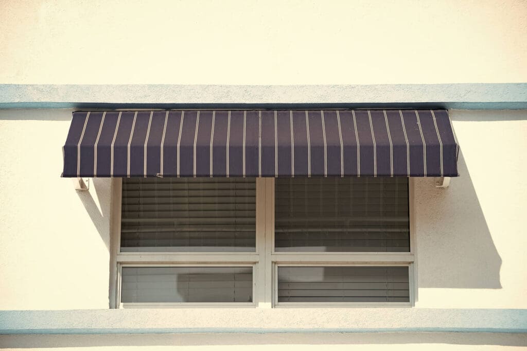 fixed awning