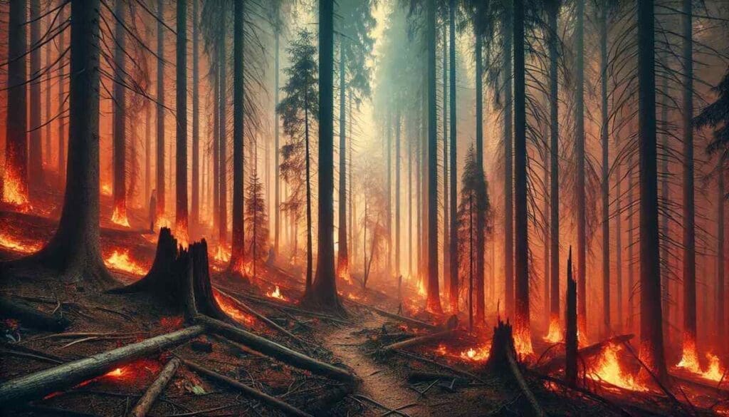 wildfire forest