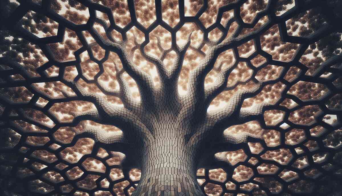 Innovative Biophilic Designs that Enhance Material Performance and Structural Resilience 2 tessellated pattern tree - biomimetic biophilic design