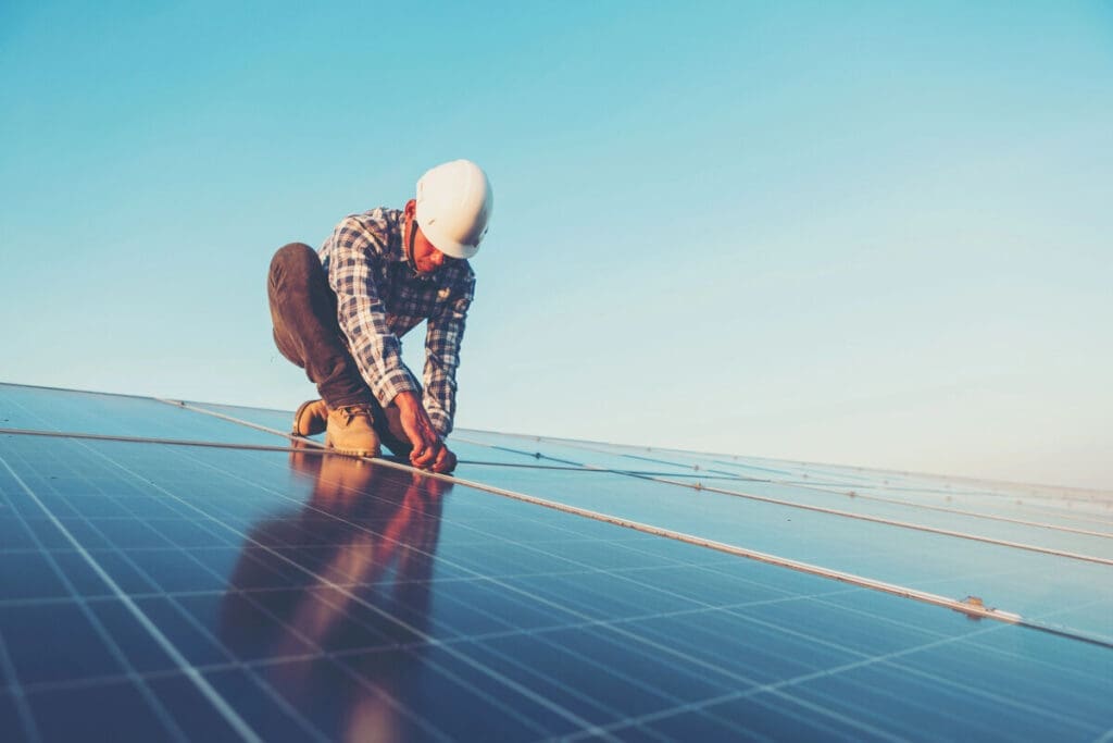 installing solar-panels