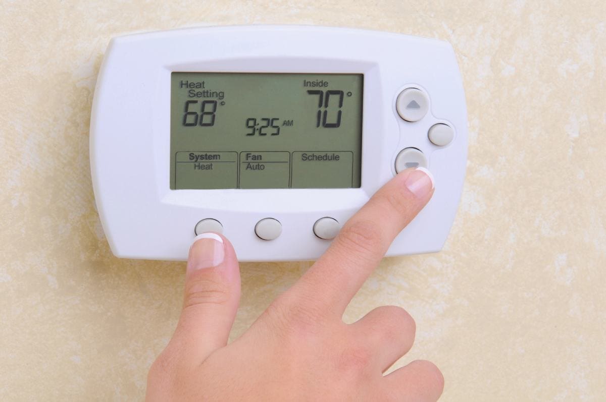 programmable thermostat - save energy