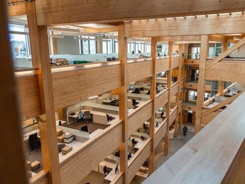 Building Canada Strong with Mass Timber 6 TRCA head office - floors