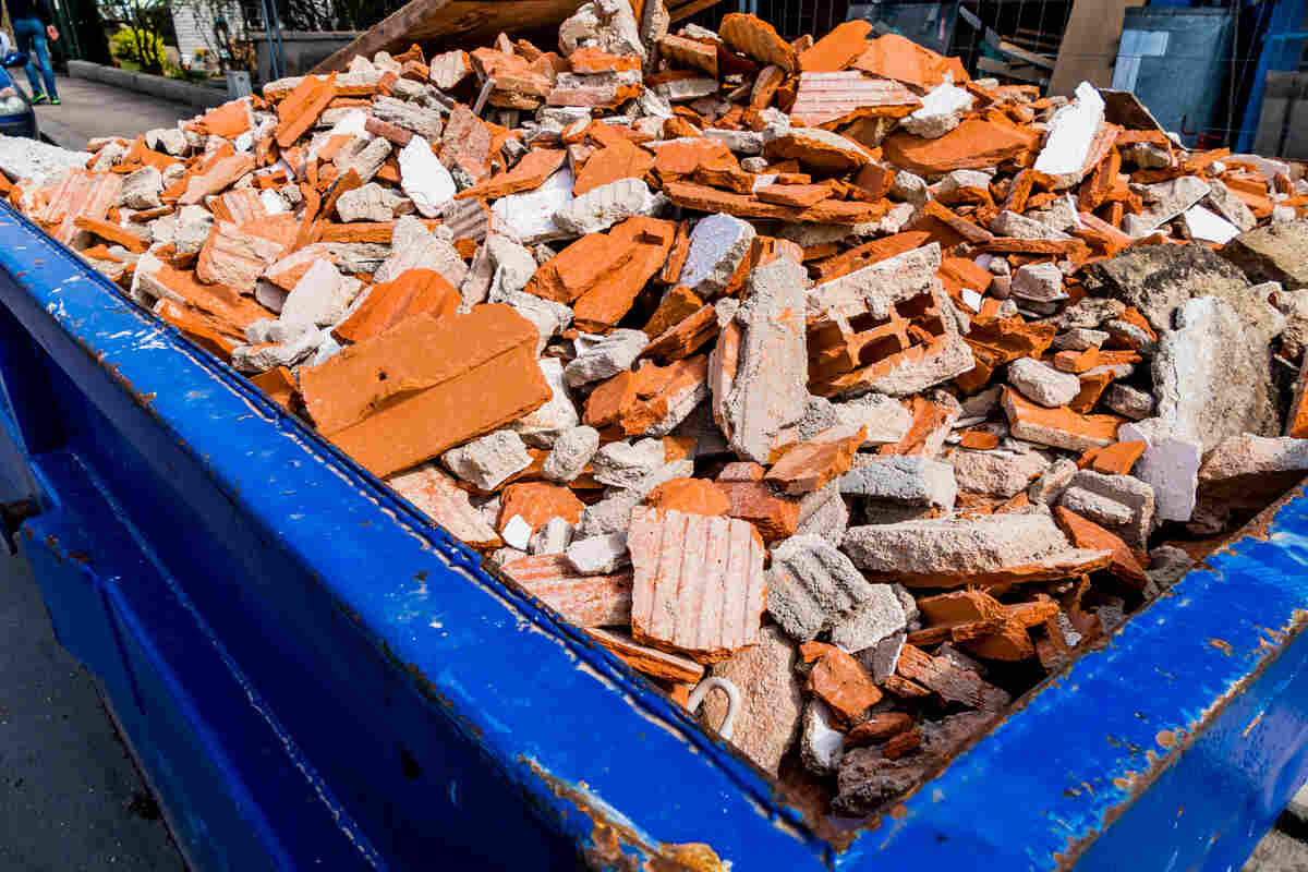 How to Responsibly Handle Renovation Waste in Ontario 1 bricks waste from demolition