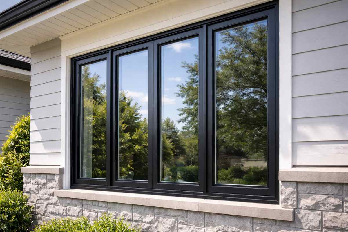 triple-pane high-efficiency windows